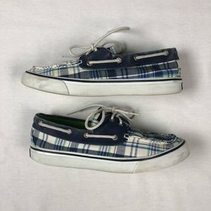 Sperry top sider plaid women’s size 7M